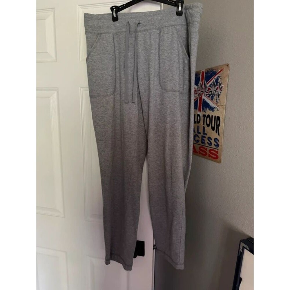 Athletic Works Heather Gray Lounge Pants - Size L (12-14)